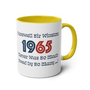 1965 ‘Churchill’ 11oz Two-Tone Ceramic Mug