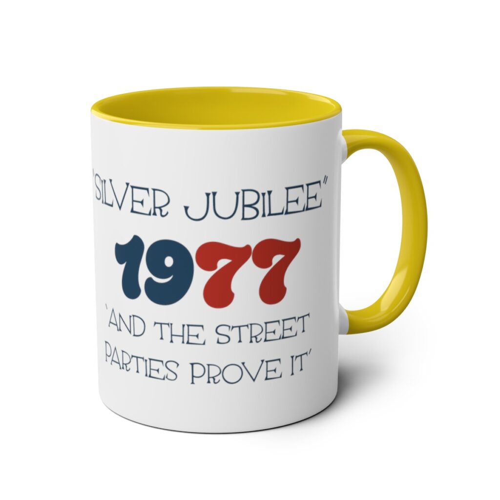 1977 ‘Jubilee’ 11oz Two-Tone Ceramic Mug