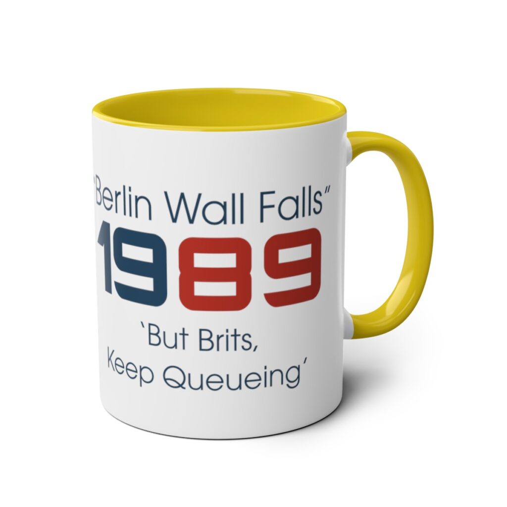 1989 ‘Berlin Wall’ 11oz Two-Tone Ceramic Mug