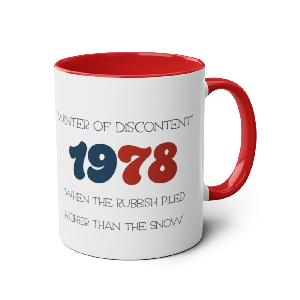 1978 ‘Discontent’ 11oz Two-Tone Ceramic Mug